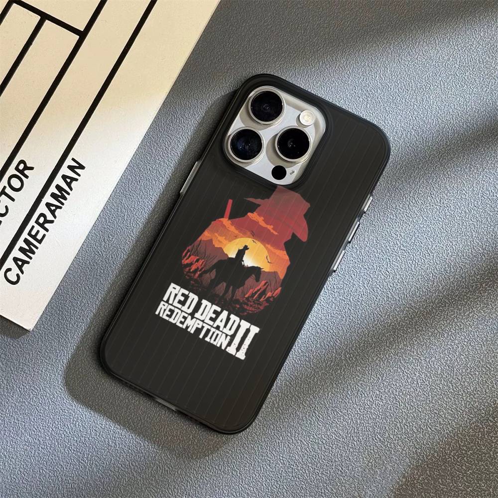 Чехол для телефона Red Dead Redemption RDR 2 для iPhone 17 16 15 11 12 13 14 Pro Max Мягкий гофрированный силиконовый чехол