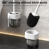 Toilet Brush and Holder Wall Mounted Cleaner Scrubber Plunger Toilet Brush for Shower Floor Tile Tub Grout Home Cleaning
