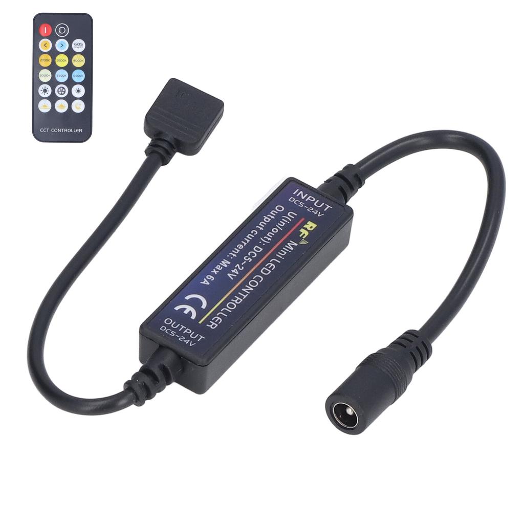 Мини RF Dimmer Controll LED Color Temperature Controller 17 Keys Strip Light Controller