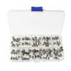 100PCS 5x20mm Glass Fuse Fast Blow Fuse Assortment Kit 250V Quick Blow Fuse 0.2A 0.5A  1A  2A  3A  5A  8A  10A  15A  20A 30A