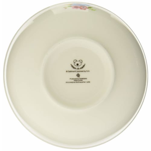 Careless Penelope" Flower Ramen Bowl, 14.5cm Diameter, White, 788145