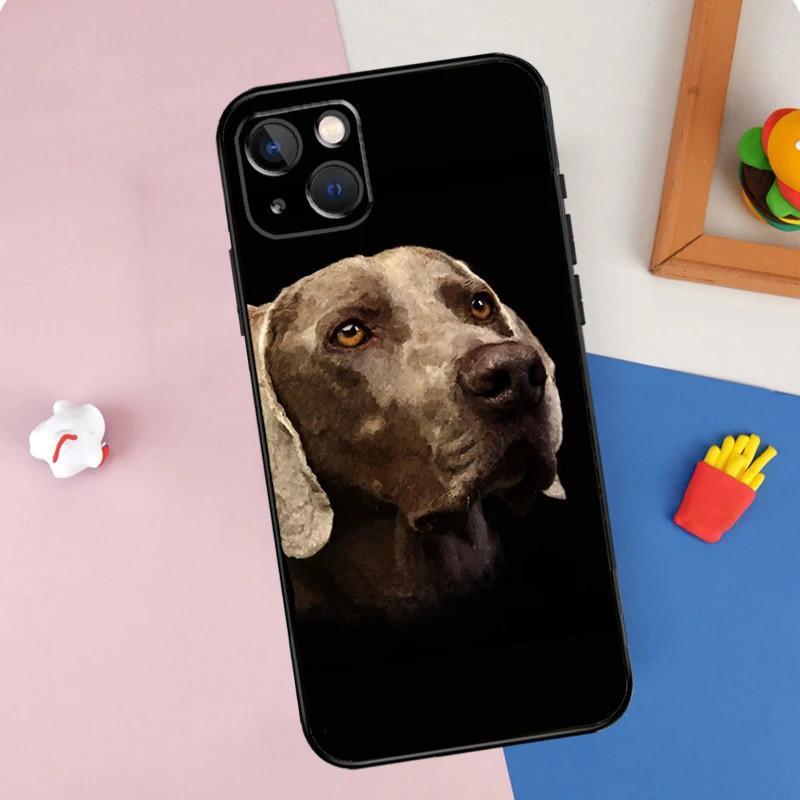 Чехол для мобильного телефона Apple iPhone15, чехол для мобильного телефона Weimar Dog, окрашенный чехол с защитой от падений, чехол для мобильного телефона Huawei с защитой от падений.