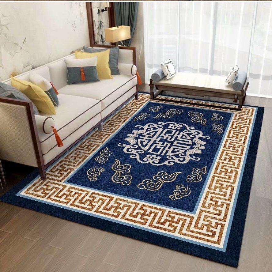 New Chinese Living Room Carpet Carpet Large Area Full Floor Mat Entrance Door Carpet Bedroom Bedside Carpet