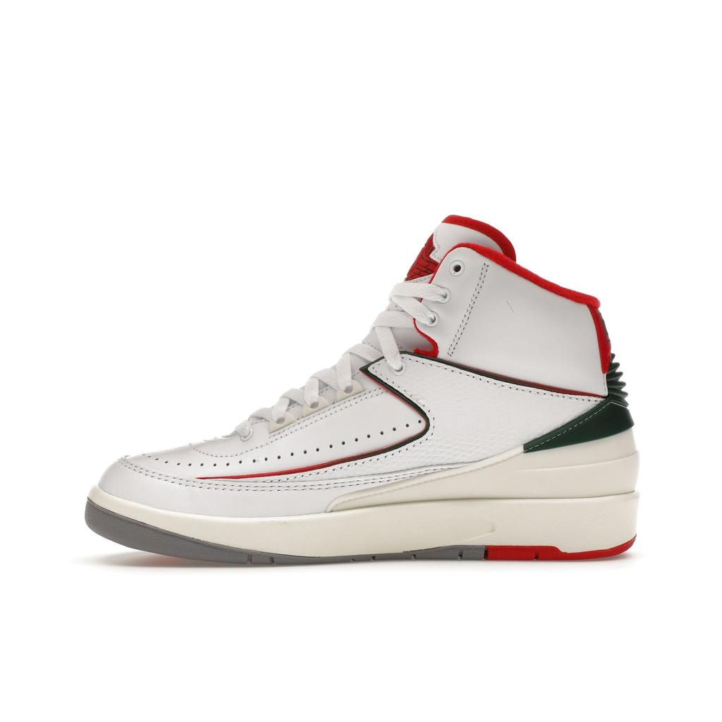 Детские кроссовки Air Jordan 2 Retro GS Origins White Fire-Red Fir DQ8562-101