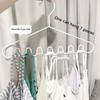 Plastic Clothes Rack Drying Hanger Waves Multi-port Support Hangers for Clothes Drying Rack Multifunction Storage Hangers