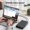 2,5/3,5-дюймовый корпус для жесткого диска USB3.0, корпус для жесткого диска SATA - USB 3.0, внешний жесткий диск, 10 ТБ, адаптер для ПК, ноутбука