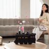 300ML Vintage Steam Train Air Diffuser Humidifier with 2-Color LED Light/2 Mist Modes Aroma Diffuser for Home Decor & Gifts