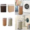 Bamboo Laundry Basket Dirty Clothes Hamper Bins Washing for Nursery,