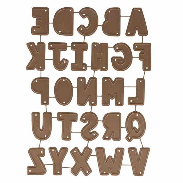 Dies de coupe - ARTEMIO - Collection Mes jolies comptines - Alphabet - 2,3 cm - Métal