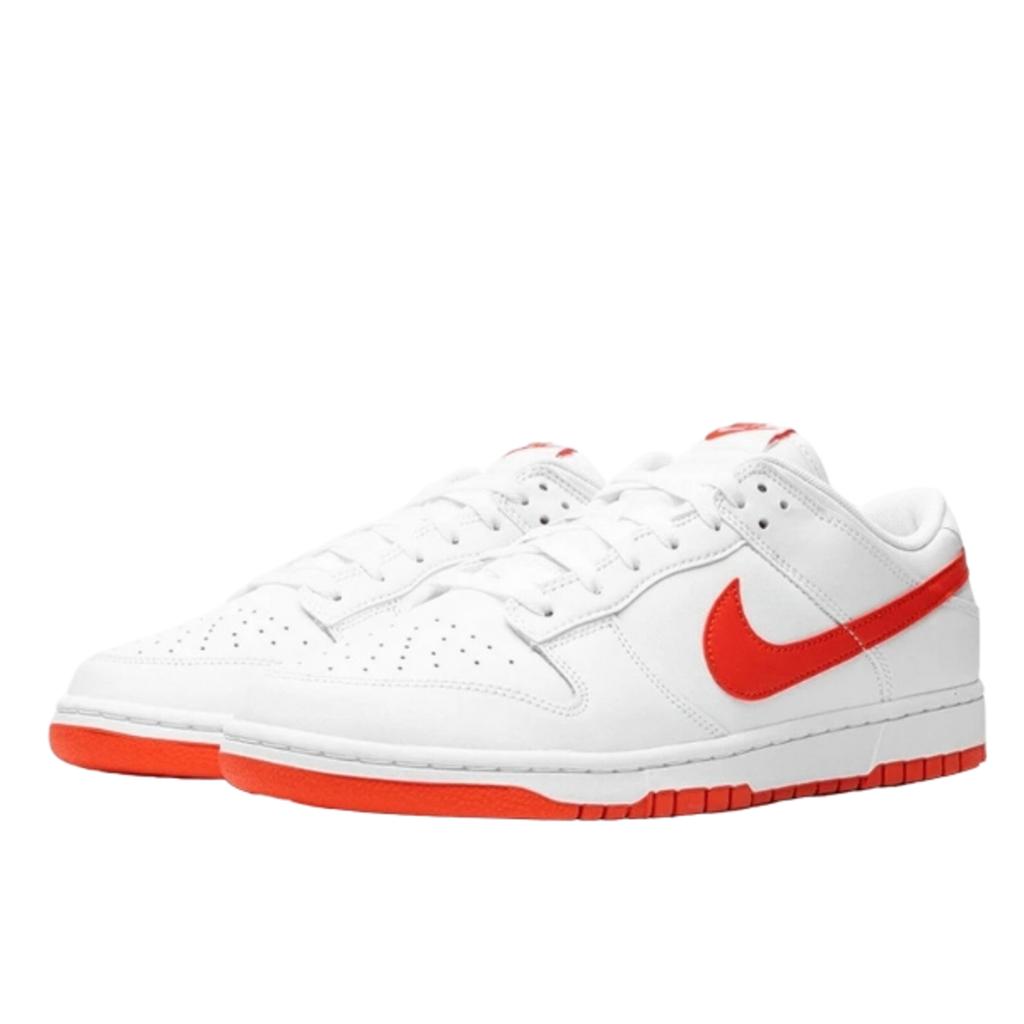 Nike Dunk Low Retro Белый Пикантный Красный