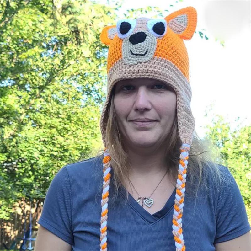 Новая вязаная крючком шапка-осьминог с цветными блоками, персонализированная и модная шапка-пуловер для взрослых