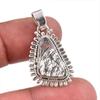 Natural Black Rutile Gemstone 925 Solid Sterling Silver Gift Pendant 1.50" Z9j35