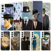 Мягкий чехол с рисунком Рене Магритта для Samsung Galaxy S25 S24 S23 S22 Ultra Чехол для телефона S20 FE S21 Plus S25 Edge + Funda Coque Galaxy S