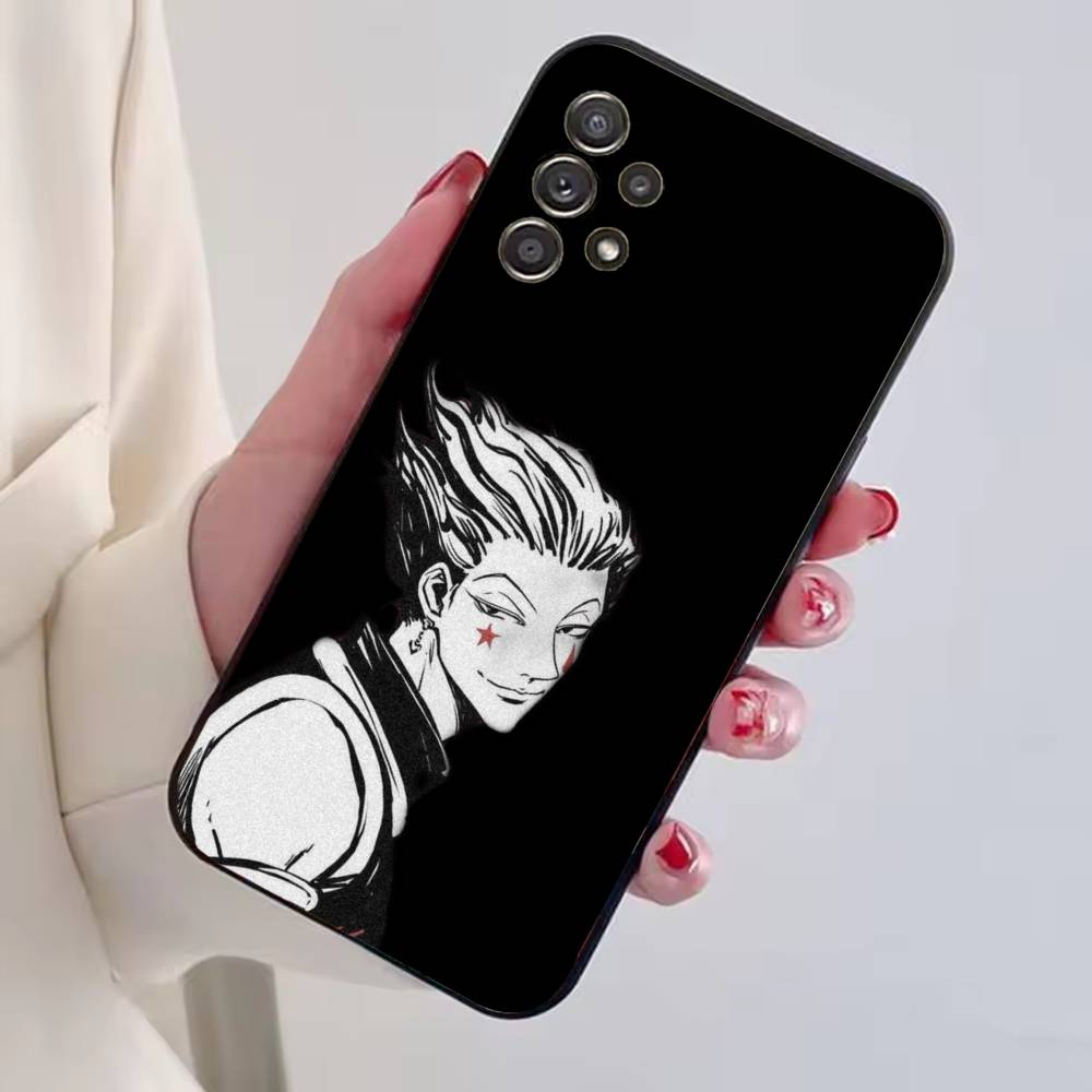 Hisoka Anime H-Hunter Phone Case For Samsung S25,S24,S21,S22,S23,S30,Ultra,S20,Plus,Fe,Soft Silicone Black Cover
