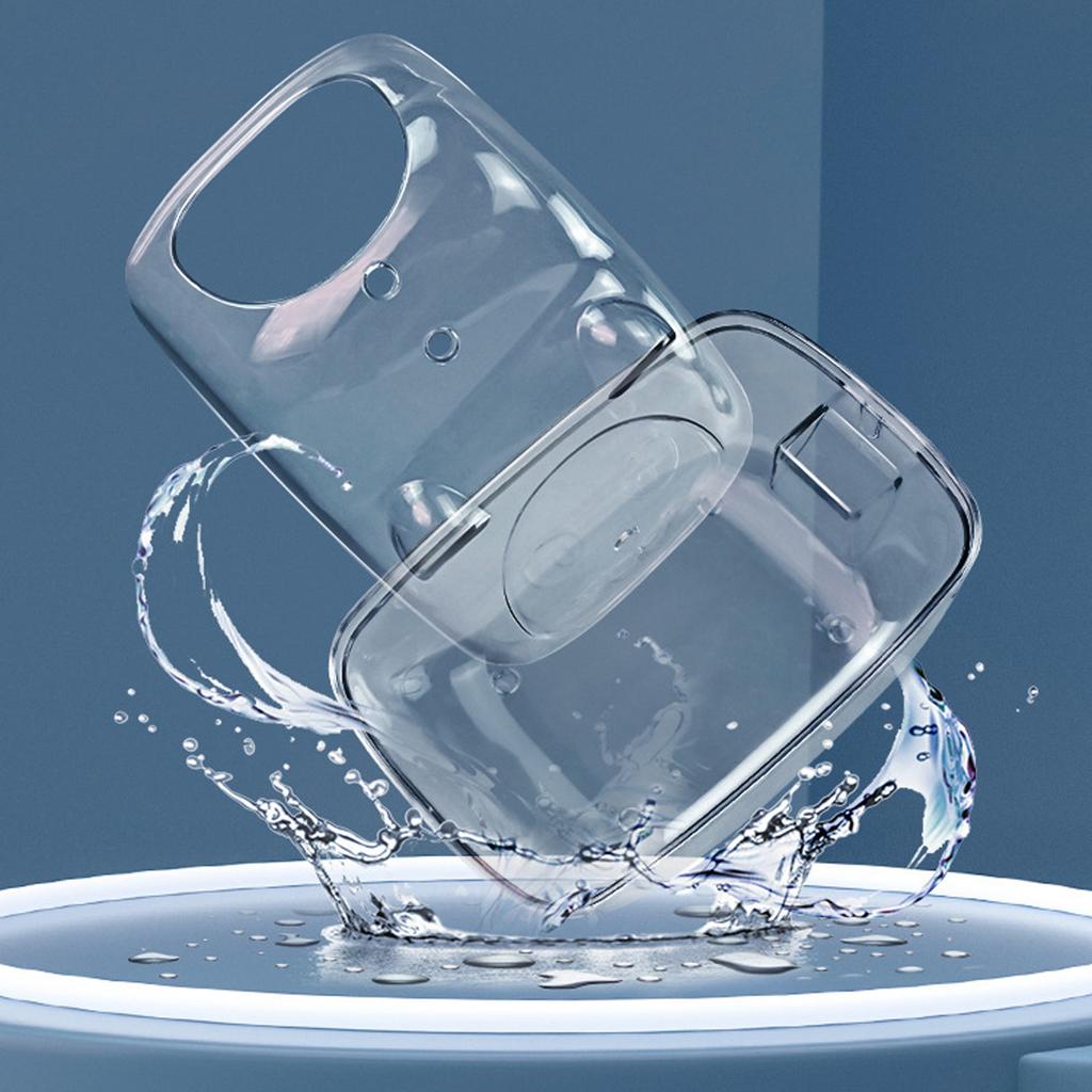 1pcs Hamster Transparent Bathroom Small Pet Sand Bath Cage Large Capacity Prevent Splash Bathing Shower Room Accessories