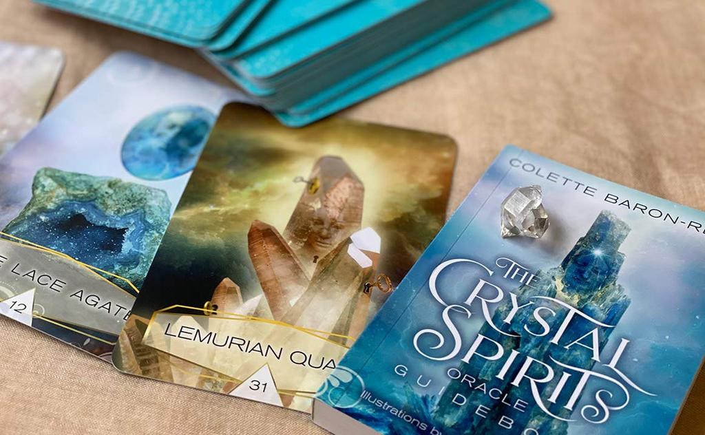 Oracle Cards Crystal Spirit Oracle Japanese Edition Affirmation Fortune Telling with Japanese Instructions I.I.J