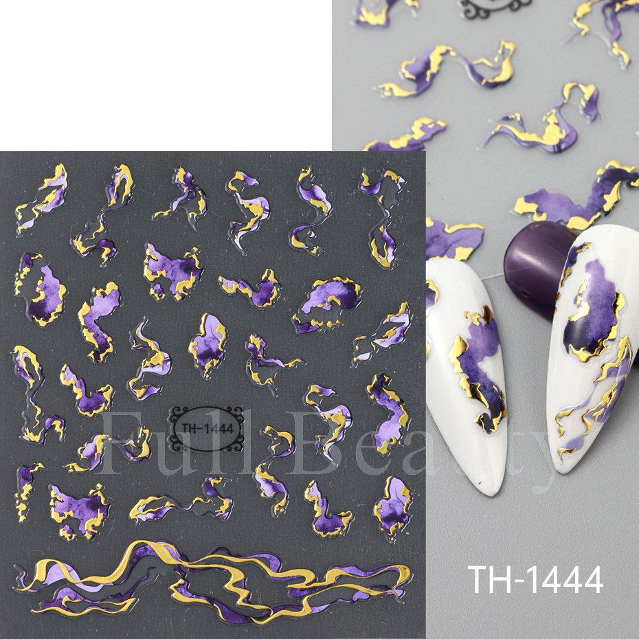 Nail Art Sticker, European And American Style Snake Year Cartoon Snake Pattern Small Spirit Snake Thin Tough Adhesive Nail Sticker