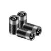 whalq7 4pcs Car Wheel Tire Valve Caps Tyre Rim Stem Covers for Tesla Model 3 Model S Model X Model Y Roadster SpaceX Cybertruck