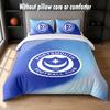 Дизайн Portsmouth FC Комплект постельного белья 1 пододеяльник + 2 наволочки Мягкое дышащее домашнее постельное белье