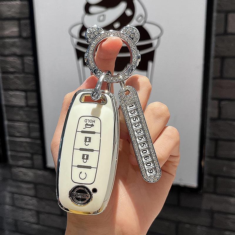 Специальный чехол для ключей Nissan Teana2023Новый высококачественный защитный чехол для пряжки сумки