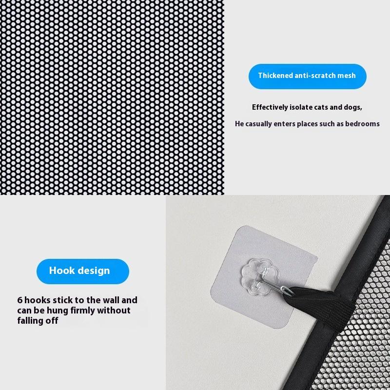 Складной забор для собак, сетка для изоляции питомцев, защитный забор, волшебные ворота для питомцев, дверь безопасности для детей