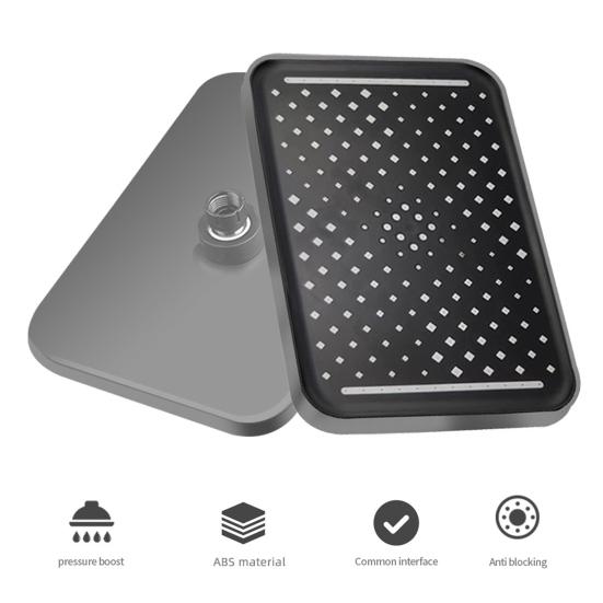 Насадка для дождя из нержавеющей стали, насадка для душа с дождем, большой водопад, квадратная насадка для душа в ванной комнате для