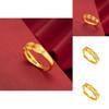 Stylish Vietnamese Wheat Spike Adjustable Ring Fashion Gold-plated Jewelry For Women