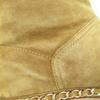 CHANEL short boots COCO Mark Brown black Suede leather Women 37 18B G34113 Used