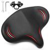 Ergonomic Mountain Bike Saddle 300 * 356mm Shock Absorption Thickened Widened Bicycle Seat Cushion
