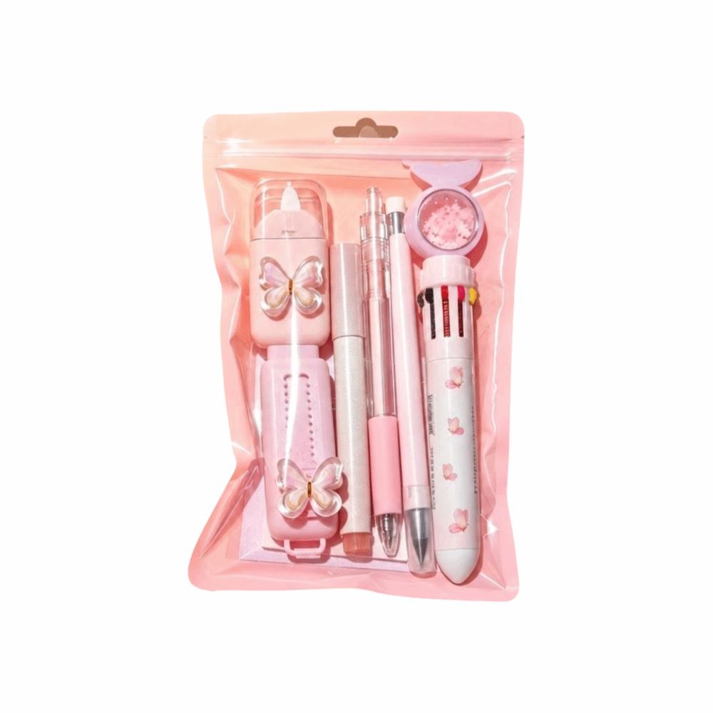 Butterfly Themed Stationery Kit Complete Stationery Ballpoint Pen Gel Pen  School Supplies