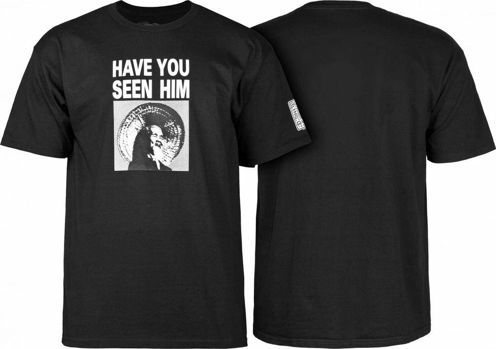 Powell Peralta ANIMAL CHIN ВЫ ЕГО ВИДЕЛИ Футболка для скейтборда ЧЕРНАЯ