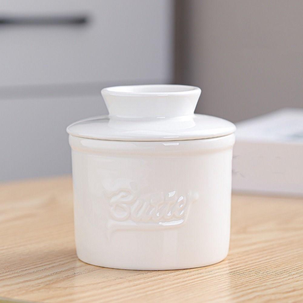 Keep Fresh Butter Bell Crock Sealed Ceramic Butter Crock Simple Butter Keeper  Bread