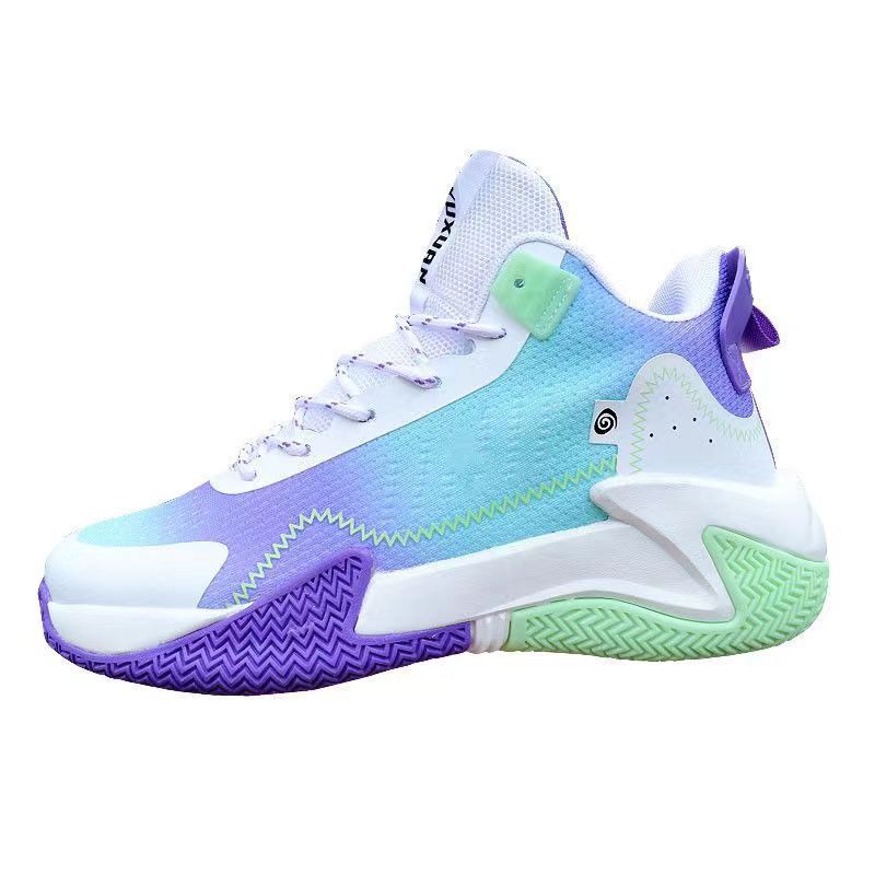 Баскетбольные кроссовки для мальчиков, подростков, студентов, мужчин, спортивная обувь на шнуровке, корейская версия, модные баскетбольные кроссовки