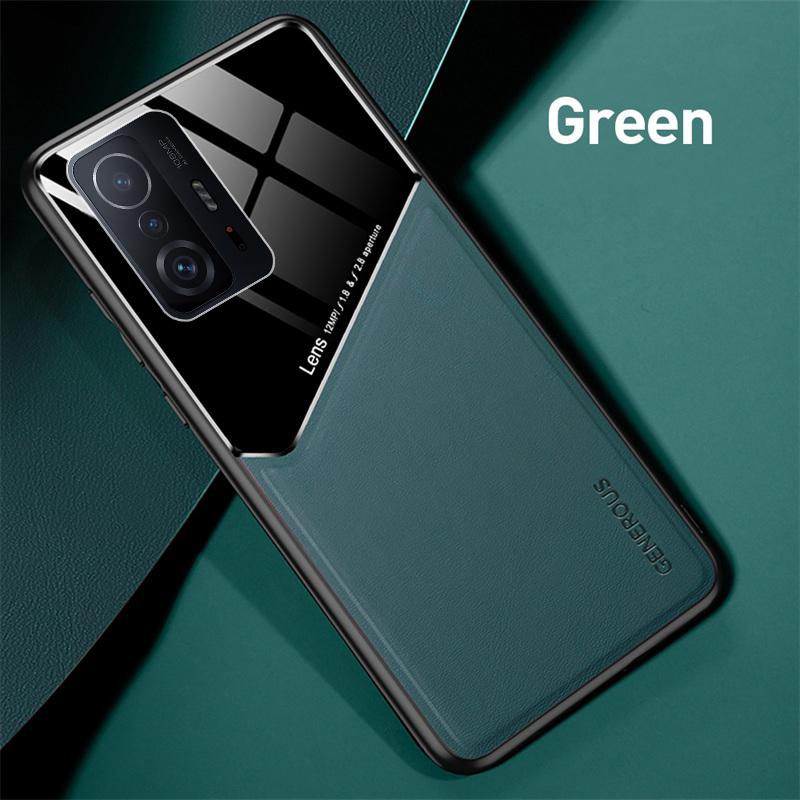 Чехол для xiomi 11t pro текстура кожи автомобильный магнитный держатель крышка для xiaomi 11t mi11t mi 11 t pro xiaomi11t мягкий каркас защита coque
