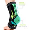 1 Piece Achilles Tendon Support Brace Ankle Compression Sleeve for Running