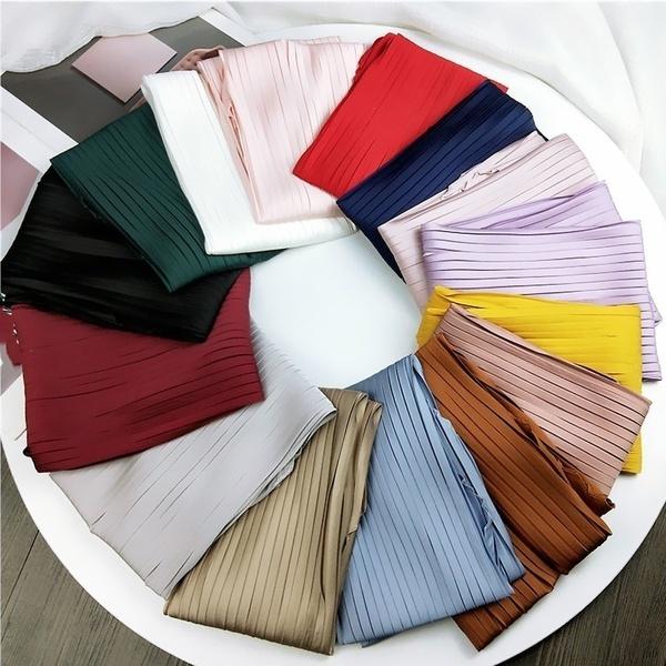 New Fashion Women Decoration Fashion Silk Satin Handkerchief Small Neck Scarf Square Scarf