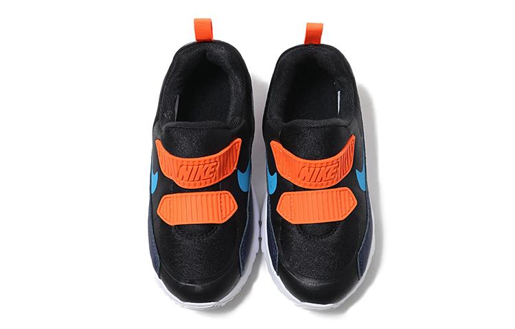 Kids' Sneakers Nike Air Max 90 Kids Lifestyle Shoes Black Orange Blue Children Aged 3 7 Years Old