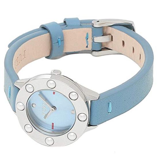 Furla Часы FURLA кожаные клуб двойной безель женские наручные часы синие R4251116506 8033288820925