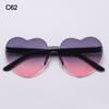 Trendy Colorful Candy Color Heart-shaped Sunglasses Shades Party Sun Glasses Heart Glasses