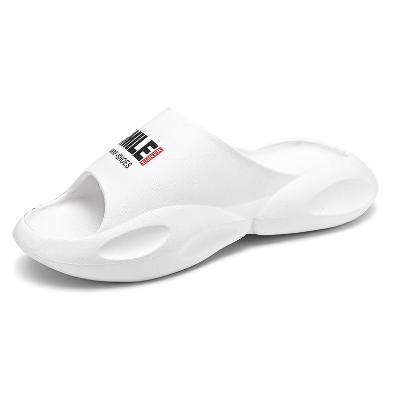Модные мужские тапочки Повседневные сандалии Мягкие нескользящие туфли для ванной на платформе из ЭВА Летняя пляжная мужская обувь Удобная и легкая