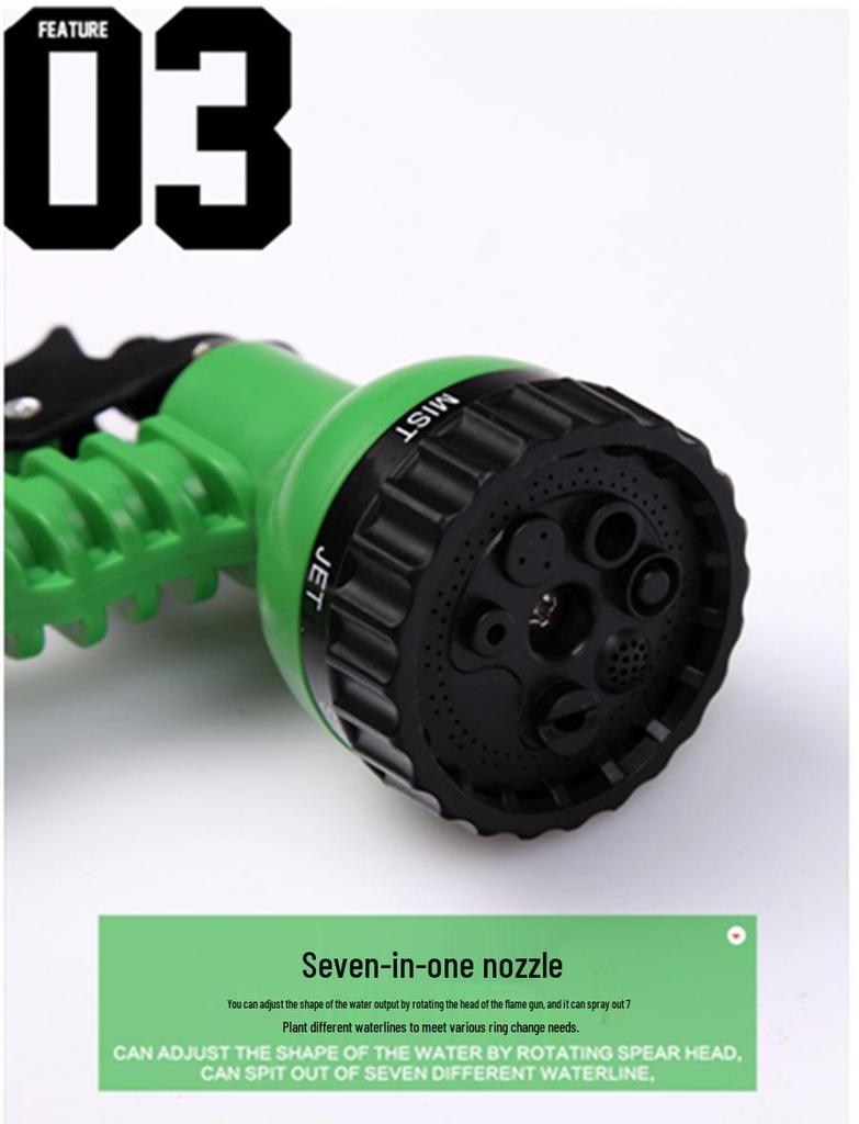 High-Pressure Multifunctional Car Wash & Garden Watering Set with Retractable Hose