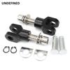 Motorcycle Foot Pegs Footrest Supports Mount Clevis Hardware Kit For Harley Softail FXST Low Rider Super Glide FXR FX 39mm Black
