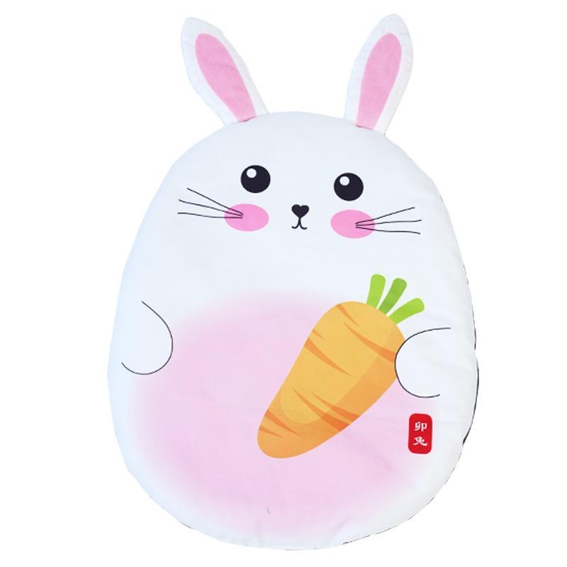 Cute Zodiac Cartoon Pet Mat Soft Fluffy Animal Face Resting Pad Non Slip Sleeping Mat for Cats Small Dogs Indoor Use