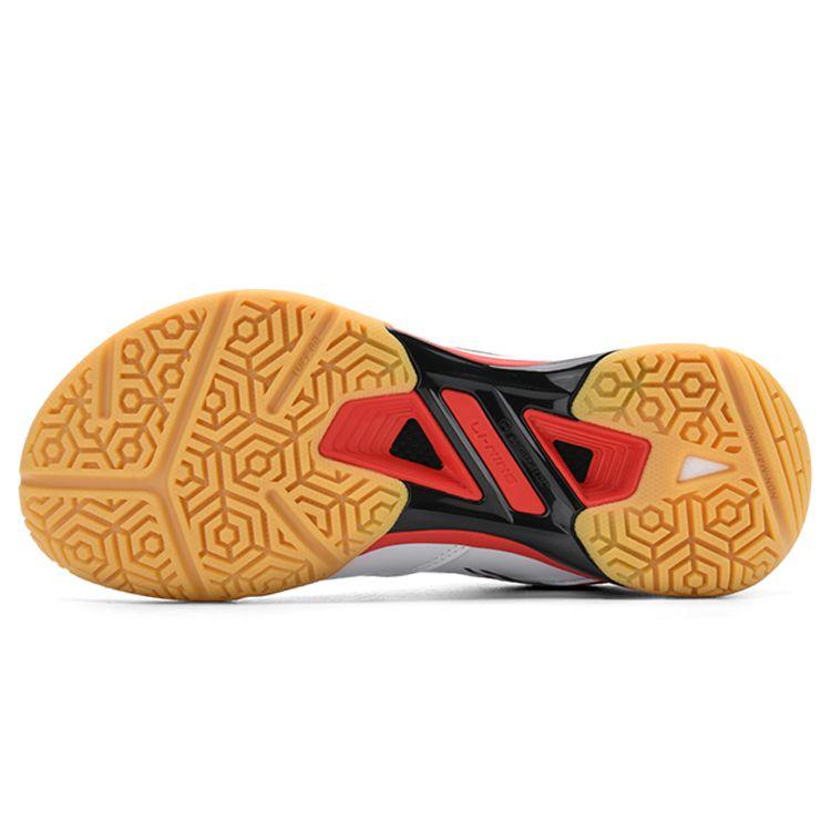 Кроссовки для бадминтона Li Ning Blade Pro с нескользящей подошвой, износостойкие, унисекс, белые, красные, AYAT005-5