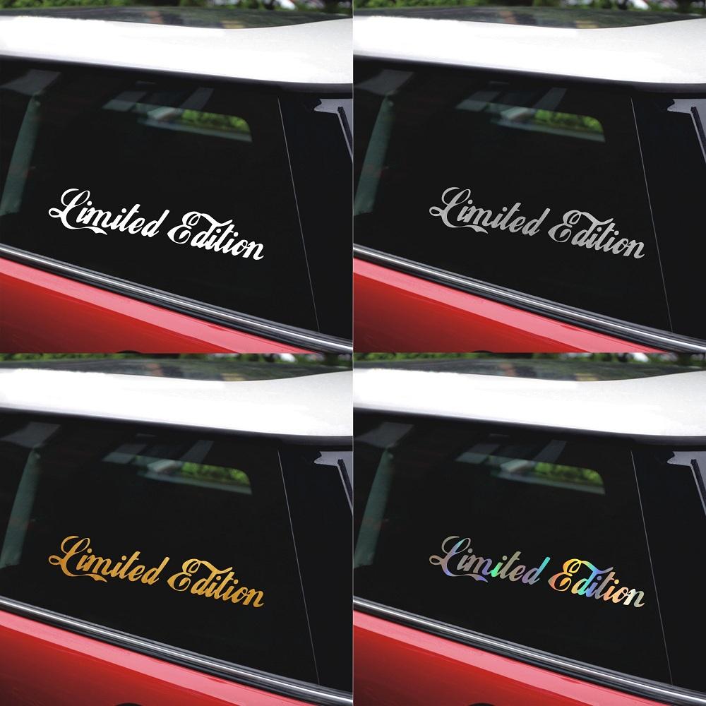 Styling Waterproof Reflective Car Accessories Window Limited Edition Car Stickers Auto-styling