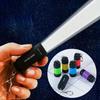 1pc Random Color USB Rechargeable Portable Flashlight Keychain Mini Torch Camping Ultra Bright Lamp Outdoor Supplies