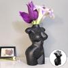 Resin Female Body Vase Resin Plants Pot Women Statues Desktop Ornament Decor