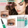 Жидкий раздвоенный карандаш для бровей с четырьмя зубцами, гладкая водостойкая головка, тонкий карандаш для бровей с четырьмя зубцами.