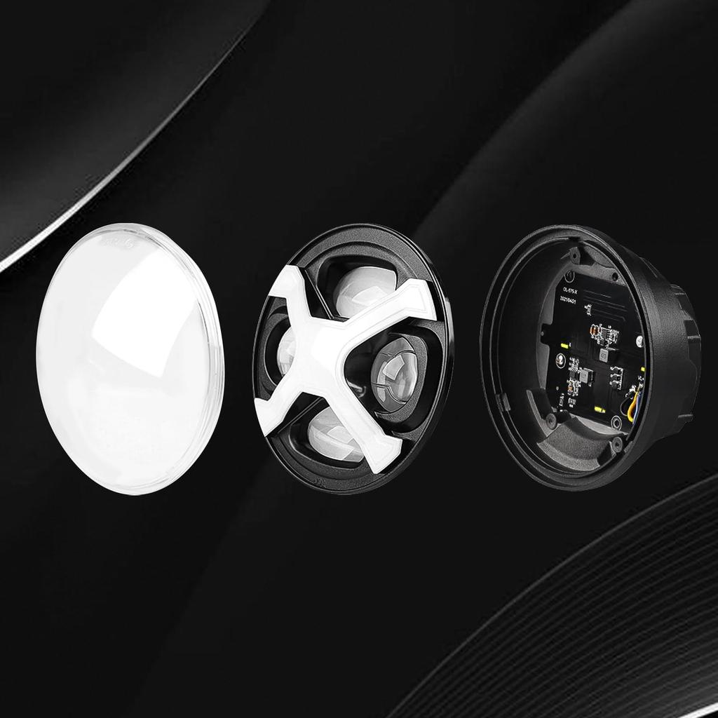 Vancroser Cross Cab CC110 Светодиодная фара для мотоцикла с ДХО, переключение ближнего/дальнего света /24В IP68