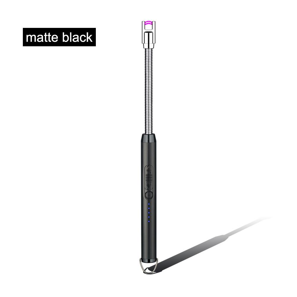 Kitchen USB Electric Arc Lighter Rechargeable Windproof BBQ Flameless Plasma Candle Long Lighters Hose Gas Stove Ignition Gun